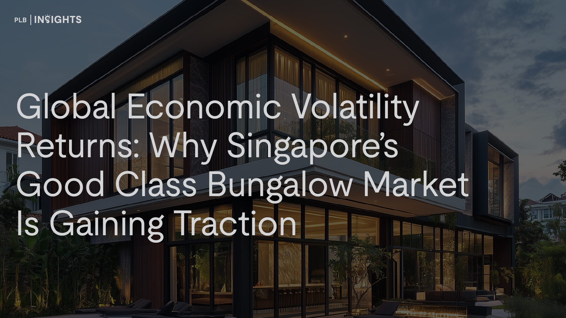 As global markets reel from Trump's tariffs, discover why Singapore's Good Class Bungalow market remains a stable haven for discerning investors. Explore fresh insights, trends, and high-profile deals reshaping this elite segment.